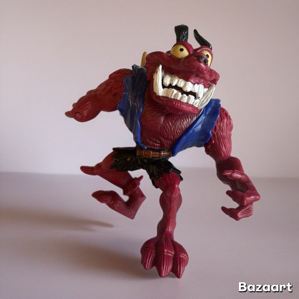 1995 Earthworm Jim Monstrous Peter Puppy 5" Action Figure Missing Right Hand